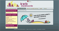 Desktop Screenshot of kwbzandvoorde.be